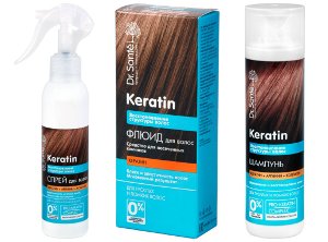 Серия для восстановления волос Dr. Sante Keratin