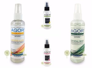 Солевые дезодоранты Agor