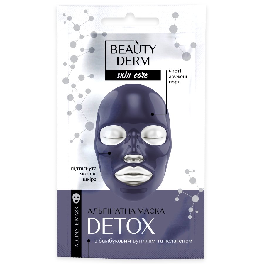 Beauty Derm. Маска для лица альгинатная Detox, 20 г
