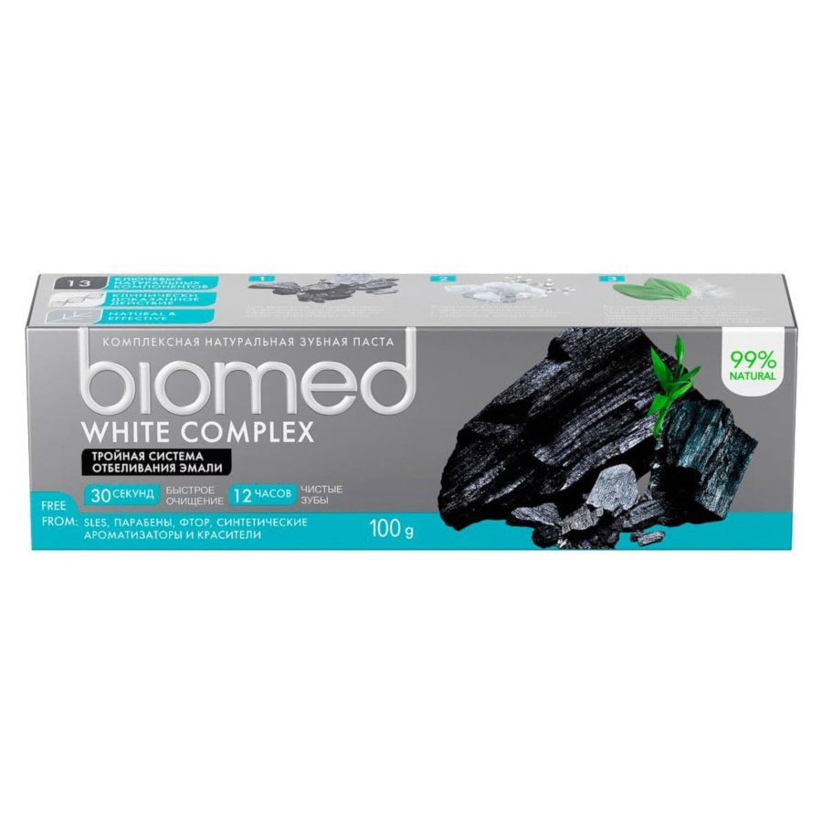 Biomed. Зубная паста натуральная White Complex, 100 г