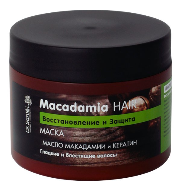 Dr. Sante Macadamia Hair. Маска для волос Восстановление и защита, 300 мл