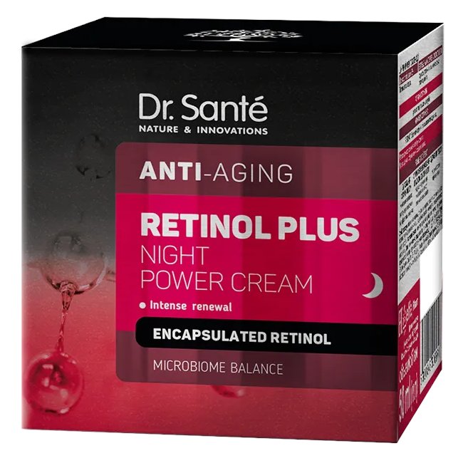 Dr. Sante Retinol Plus. Крем для лица усиленного действия Ночной, 50 мл
