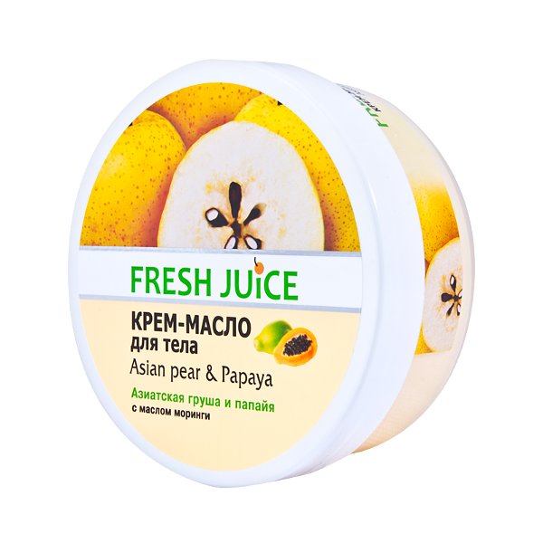 Fresh Juice. Крем-масло для тела Груша и Папайя, 225 мл