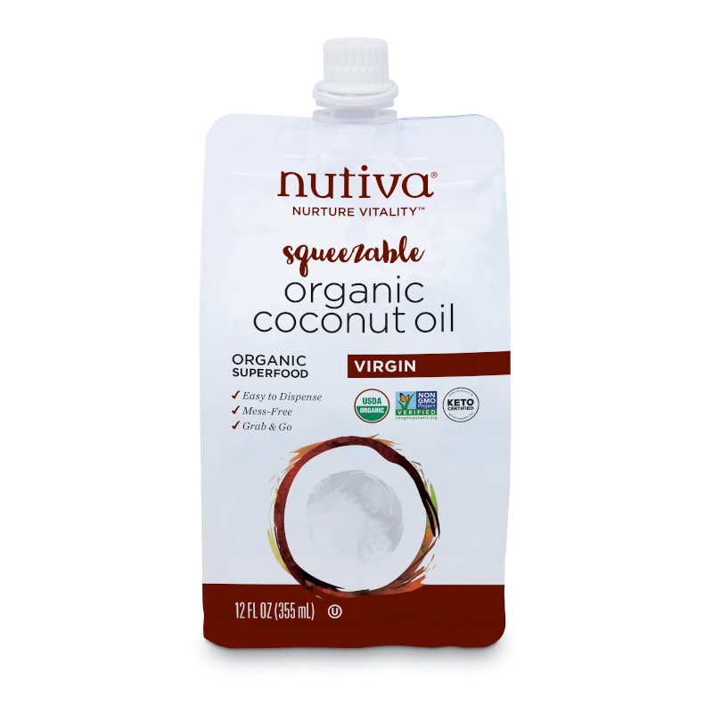 Nutiva. Кокосовое масло Органическое Пищевое, 355 мл