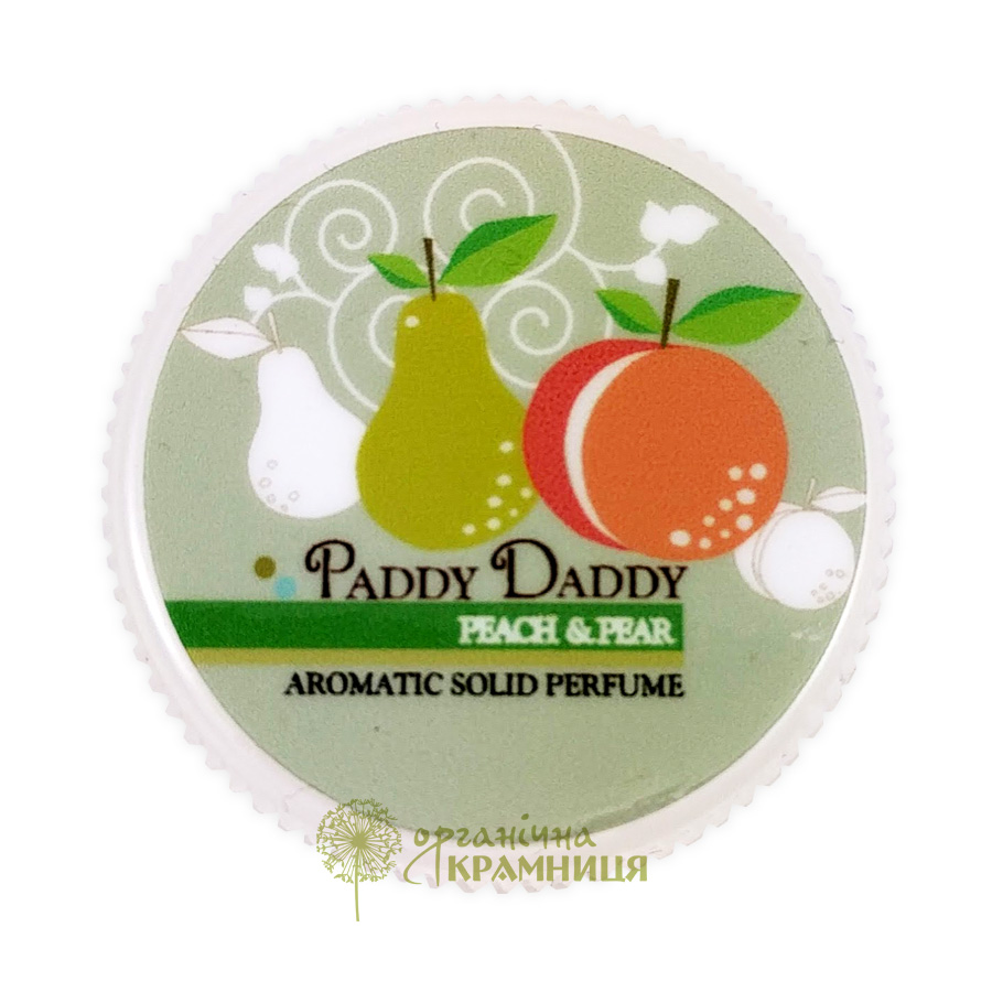 Paddy Daddy. Твердые духи Peach & Pear Персик и Груша, 3 г
