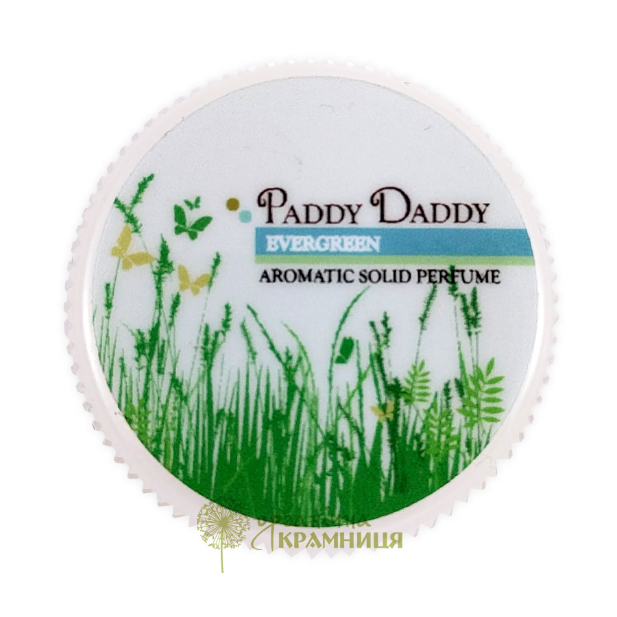 Paddy Daddy. Твердые духи Evergreen Вечнозеленый, 3 г