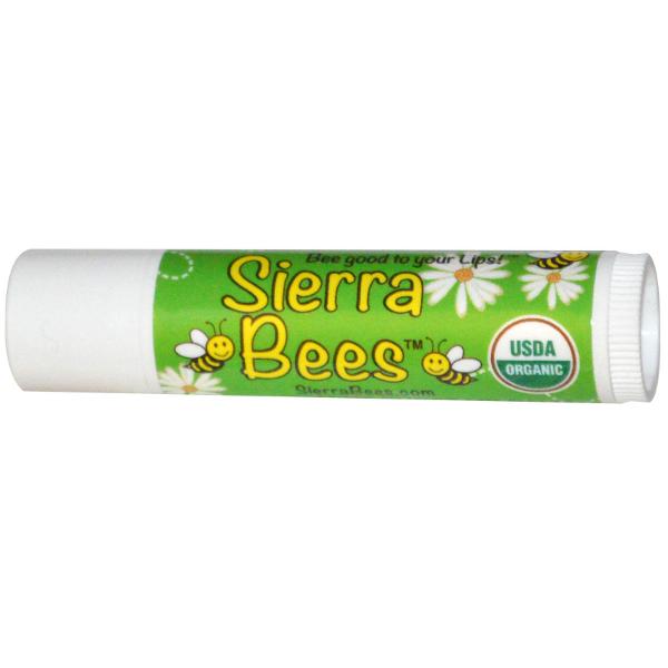 Sierra Bees. Бальзам для губ Organic Mint Burst Lip Balm - Мята, 4 г