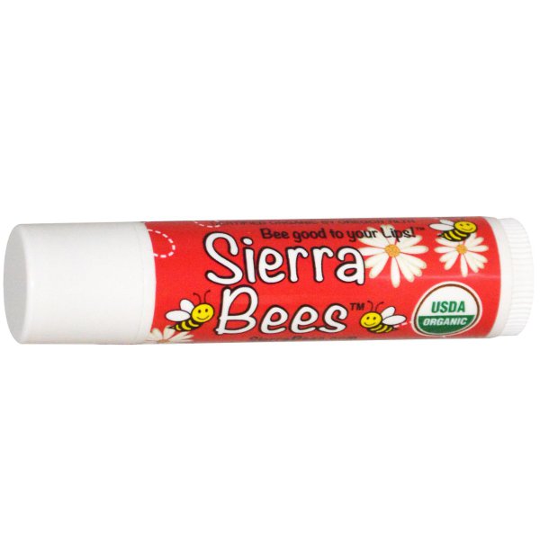 Sierra Bees. Бальзам для губ Organic Pomegranate Lip Balm - Гранат, 4 г