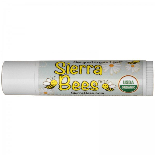 Sierra Bees. Бальзам для губ Organic Unflavored Lip Balm - Без запаха, 4 г