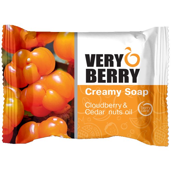 Very Berry. Мыло Creamy Soap Cloudberry & Cedar nuts oil, 100 г