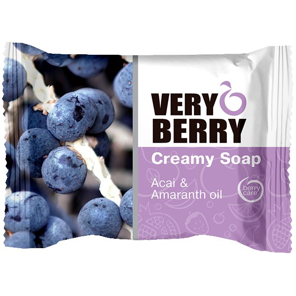 Very Berry. Мыло Creamy Soap Acai & Amaranth oil, 100 г